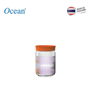 Hũ thủy tinh nắp nhựa Ocean I-Scoop 625ml – 2523 (Màu cam)