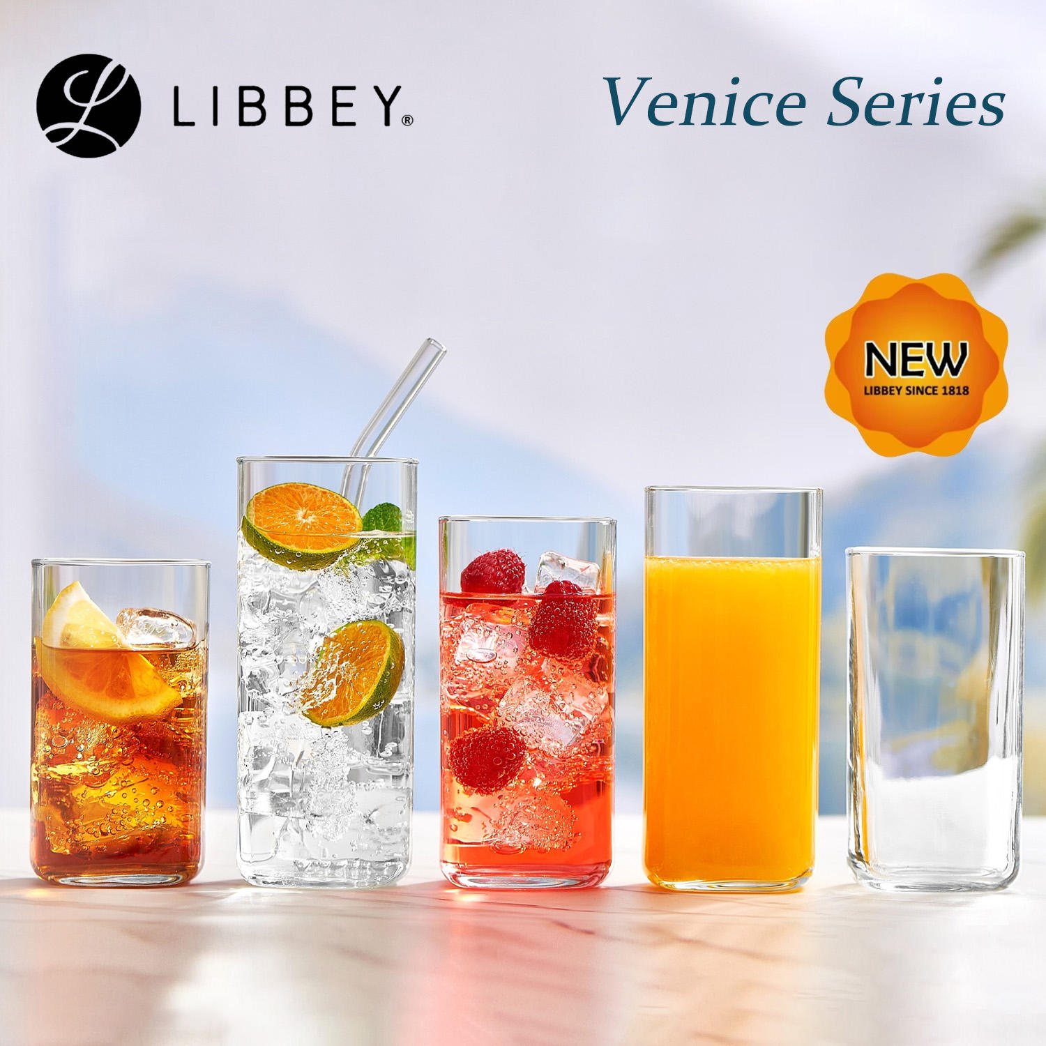 Ly thủy tinh vuông Libbey Venice Beverage 320ml – 2612 - Ảnh 2